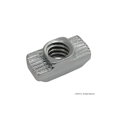 DROP IN T-NUT 1/4-20 SLOT8 ZINC PLATED S