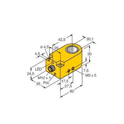 30MM SHLD INDUCT RING SNSR DC