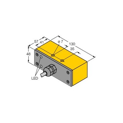 SENSOR UNSHLD 130MM IND 30MM