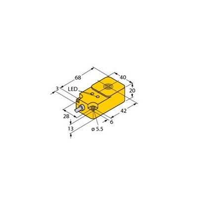 SENSOR UNSHLD 20MM IND 25MM