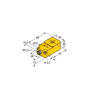 SENSOR UNSHLD 20MM IND 25MM