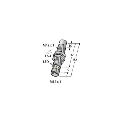 SENSOR UNSHLD 12MM IND 10MM