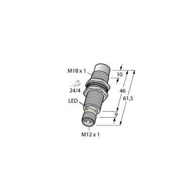 SENSOR UNSHLD 18MM IND 12MM