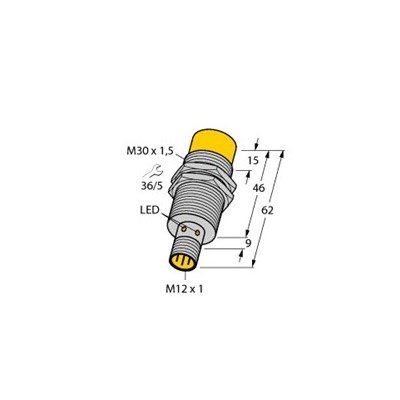 SENSOR UNSHLD 30MM IND 20MM