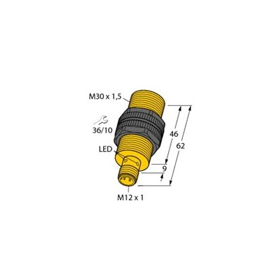 SENSOR UNSHLD 30MM IND 20MM