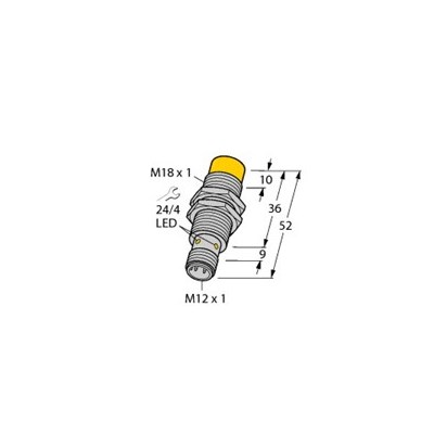 SENSOR UNSHLD 18MM IND 10MM