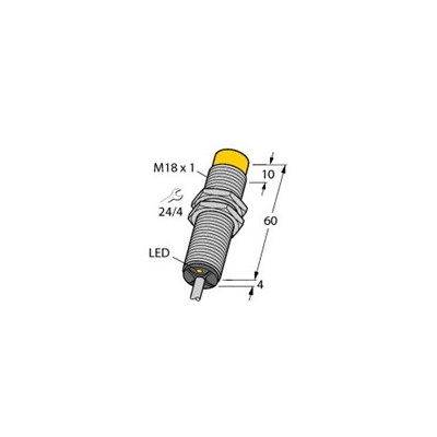 SENSOR UNSHLD 18MM IND 10MM