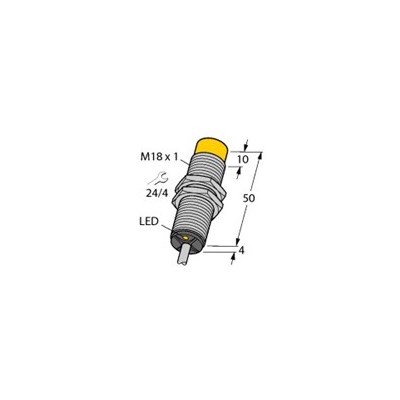 SENSOR UNSHLD 18MM IND 10MM