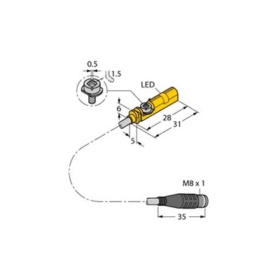 CYLINDER POSITION SWITCH NPN