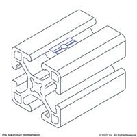 SLIDE IN T-NUT SA M6 SLOT8 ZINC PLATED S