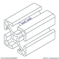 ROLL IN T-NUT SA M8 SLOT10 ZINC PLATED S