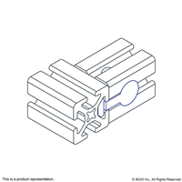 10 S 10-32 SHORT DOUBLE ANCHOR T-NUT